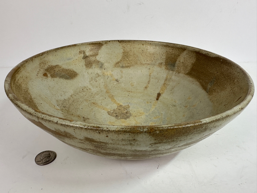 Original Gerry Kirk Art Pottery Bowl Signed 11W X 3.5H [Photo 3]