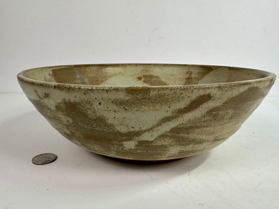Original Gerry Kirk Art Pottery Bowl Signed 11W X 3.5H [Photo 6]