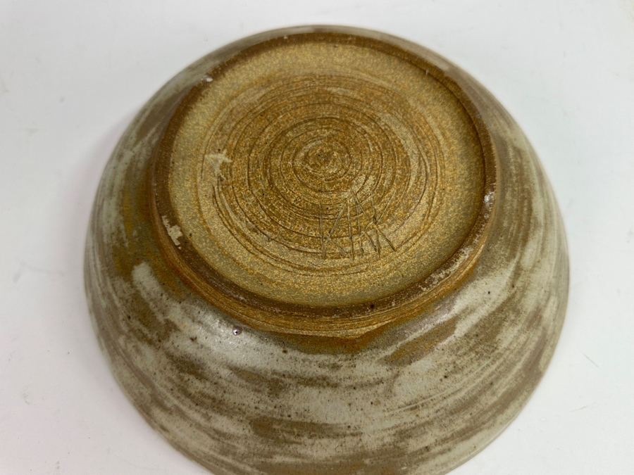 Original Gerry Kirk Art Pottery Bowl Signed 11W X 3.5H [Photo 7]