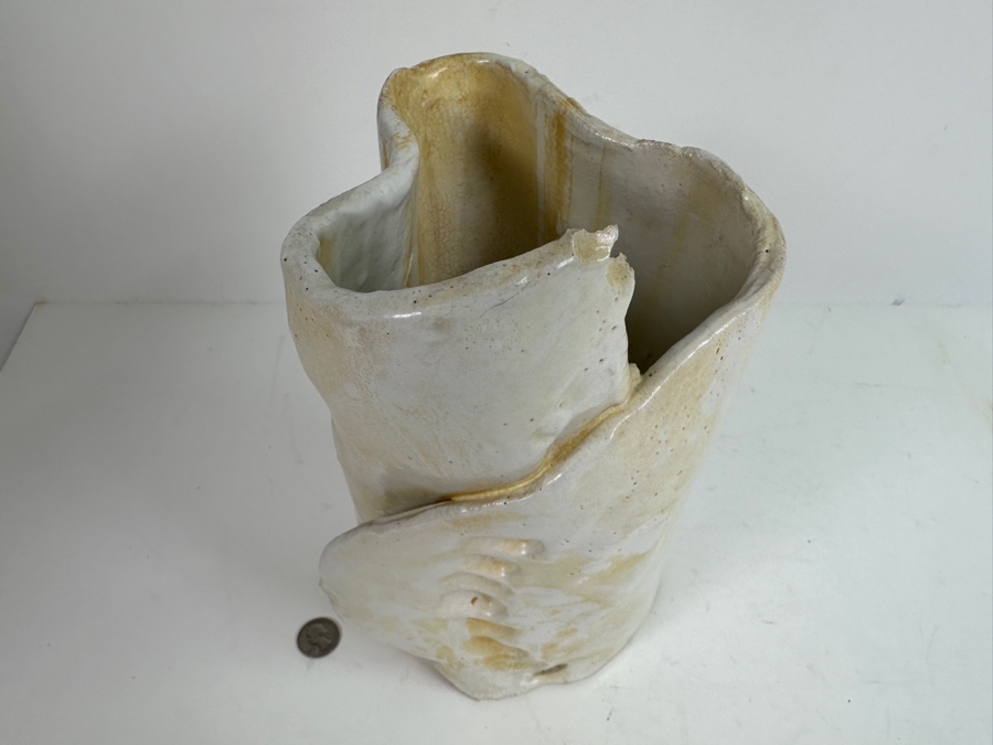Original Gerry Kirk Art Pottery Sculpture Signed 7W X 11.5H [Photo 2]