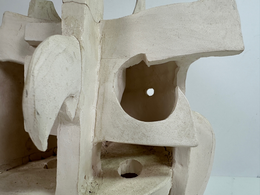 Original Gerry Kirk Art Pottery Owl Sculpture Unsigned 11W X 14H [Photo 5]