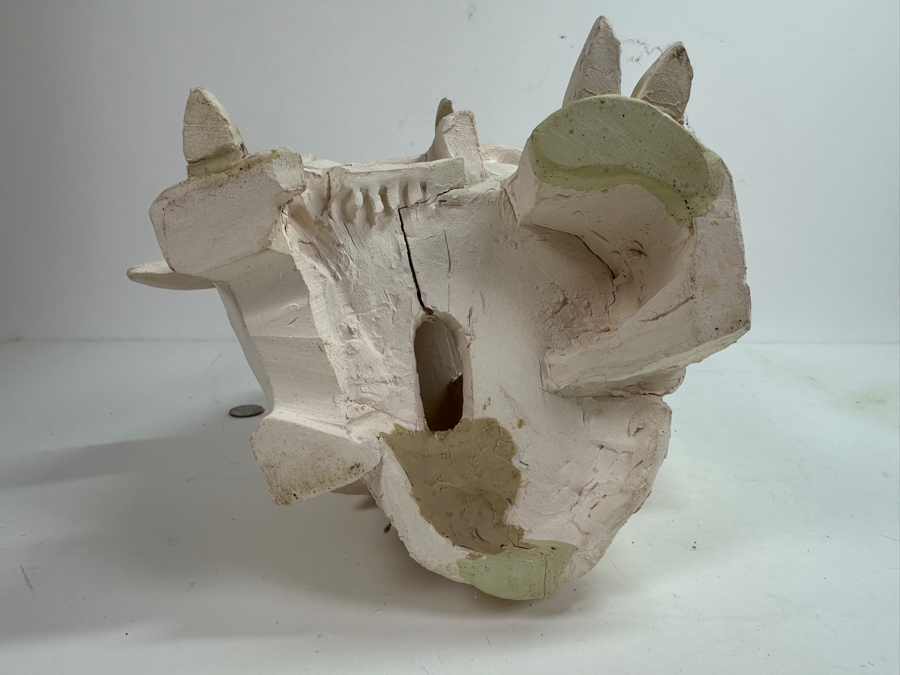 Original Gerry Kirk Art Pottery Owl Sculpture Unsigned 11W X 14H [Photo 9]