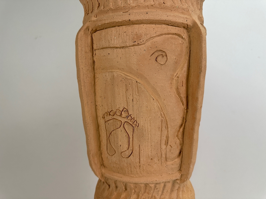 Large Original Gerry Kirk Art Pottery Sculpture Unsigned 30H [Photo 7]