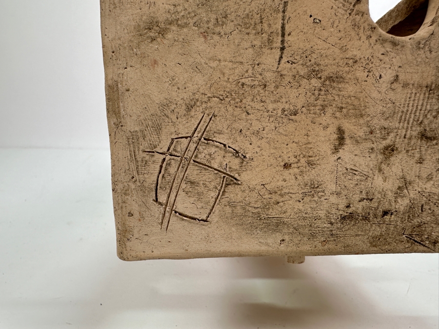 Large Original Gerry Kirk Art Pottery Architectural Sculpture Signed 7W X 7D X 19.5H [Photo 11]