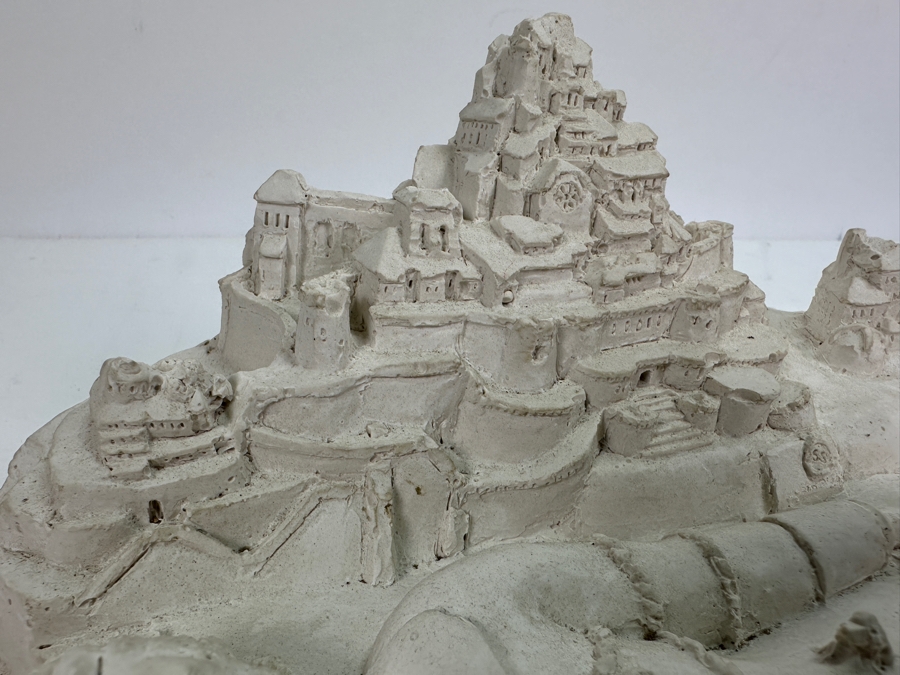 Original Gerry Kirk Model Sculpture Of Gulliver's Castle Titled 'Gulliver In Sand Sherkston Shores 1989' Signed 13W X 9D X 5H [Photo 8]