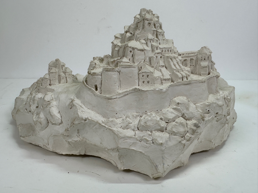 Original Gerry Kirk Model Sculpture Of Gulliver's Castle Titled 'Gulliver In Sand Sherkston Shores 1989' Signed 13W X 9D X 5H [Photo 13]