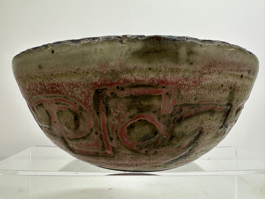 Original Gerry Kirk Art Pottery Bowl Signed 9.5W X 3.75H [Photo 9]