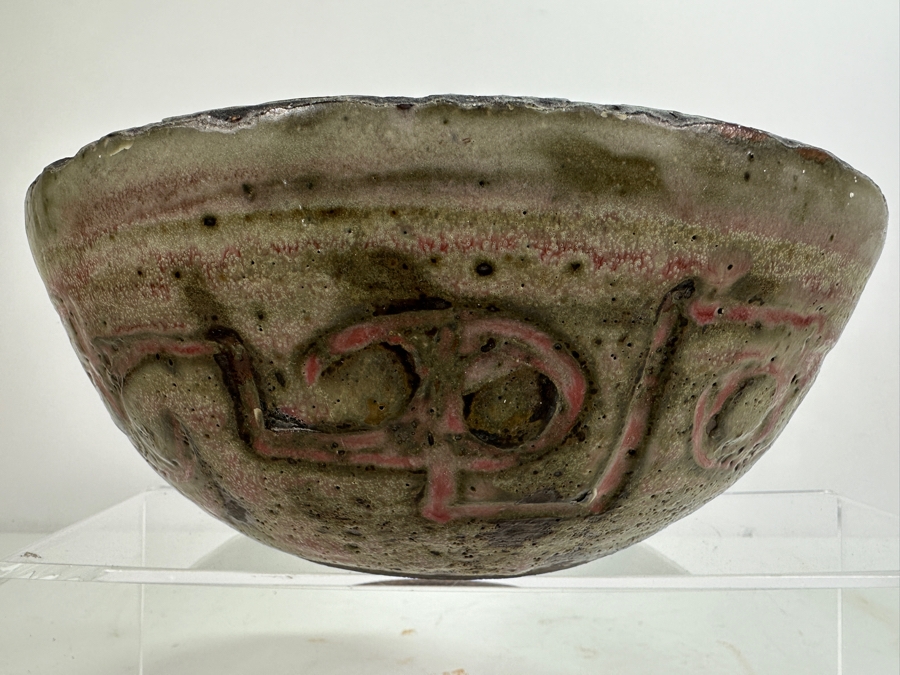 Original Gerry Kirk Art Pottery Bowl Signed 9.5W X 3.75H [Photo 8]