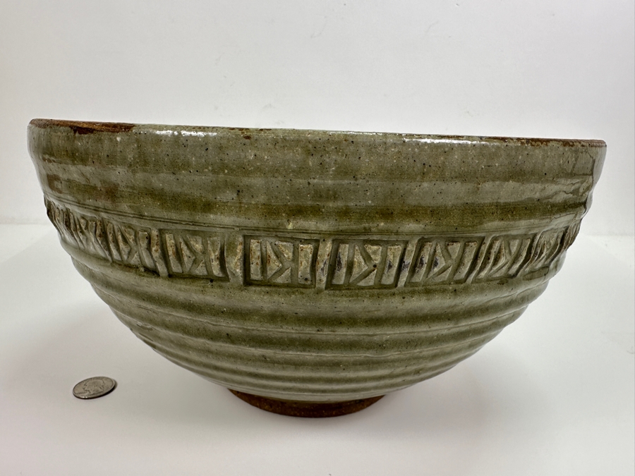 Original Gerry Kirk Art Pottery Bowl Signed 11.5W X 6H [Photo 5]