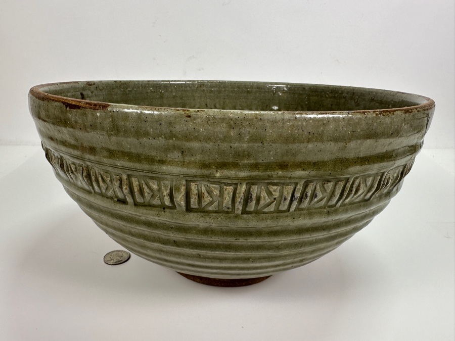 Original Gerry Kirk Art Pottery Bowl Signed 11.5W X 6H [Photo 4]
