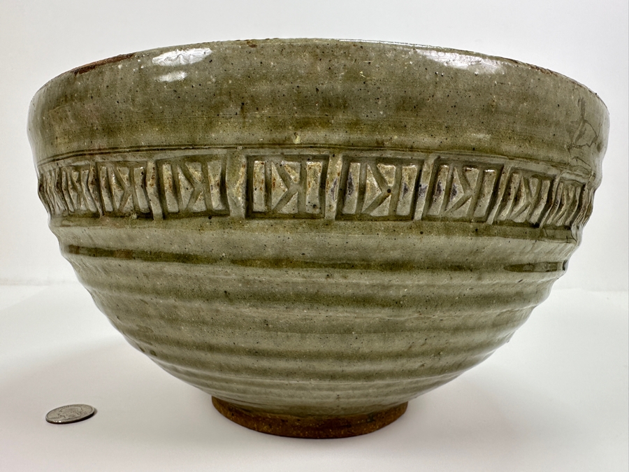Original Gerry Kirk Art Pottery Bowl Signed 11.5W X 6H [Photo 6]