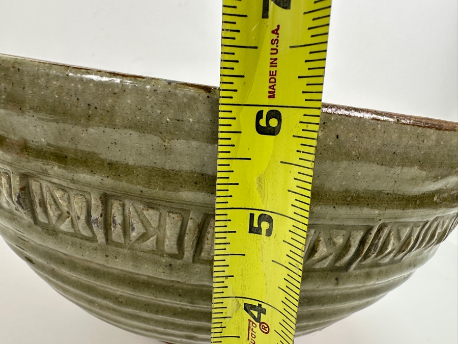 Original Gerry Kirk Art Pottery Bowl Signed 11.5W X 6H [Photo 12]