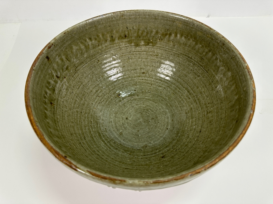 Original Gerry Kirk Art Pottery Bowl Signed 11.5W X 6H [Photo 7]