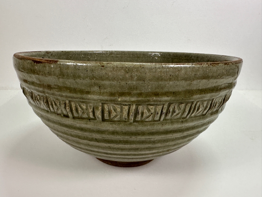Original Gerry Kirk Art Pottery Bowl Signed 11.5W X 6H [Photo 2]