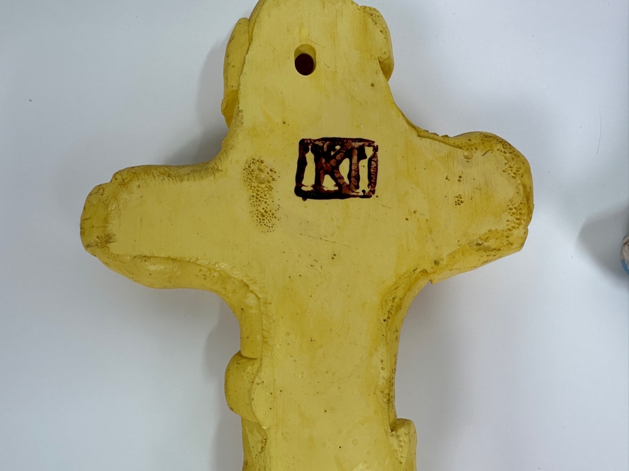 Four Gerry Kirk Resin Crosses - Three Are Signed 6.5W X 10H [Photo 7]