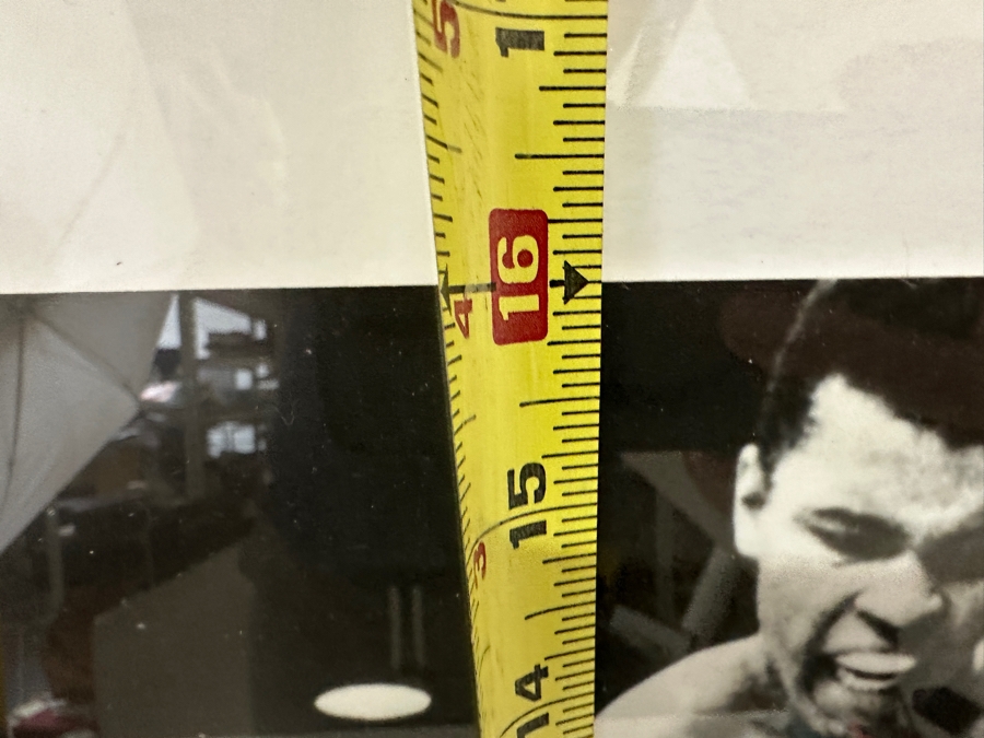 Autographed Muhammad Ali With Sonny Liston B&W Photograph With Certificate Of Authenticity By OnlineAuthentics.com 20' X 16' Framed 25.5 X 21.5 [Photo 10]