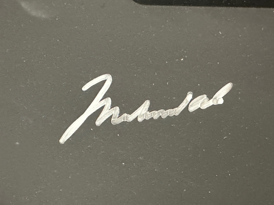 Autographed Muhammad Ali With Sonny Liston B&W Photograph With Certificate Of Authenticity By OnlineAuthentics.com 20' X 16' Framed 25.5 X 21.5 [Photo 5]