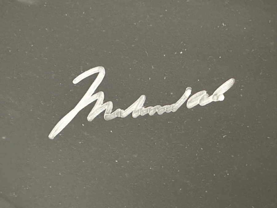 Autographed Muhammad Ali With Sonny Liston B&W Photograph With Certificate Of Authenticity By OnlineAuthentics.com 20' X 16' Framed 25.5 X 21.5 [Photo 6]