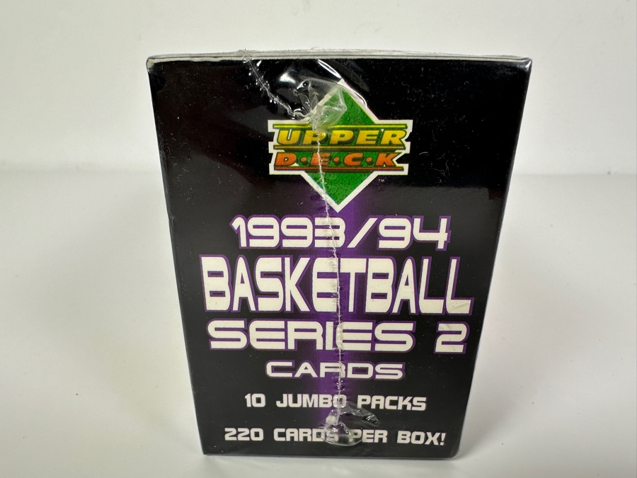 Factory Sealed Upper Deck Limited Edition Box Set Slam Dunk 1993/94 NBA Basketball Cards Series 2 10 Jumbo Packs Or 220 Cards Per Box [Photo 3]