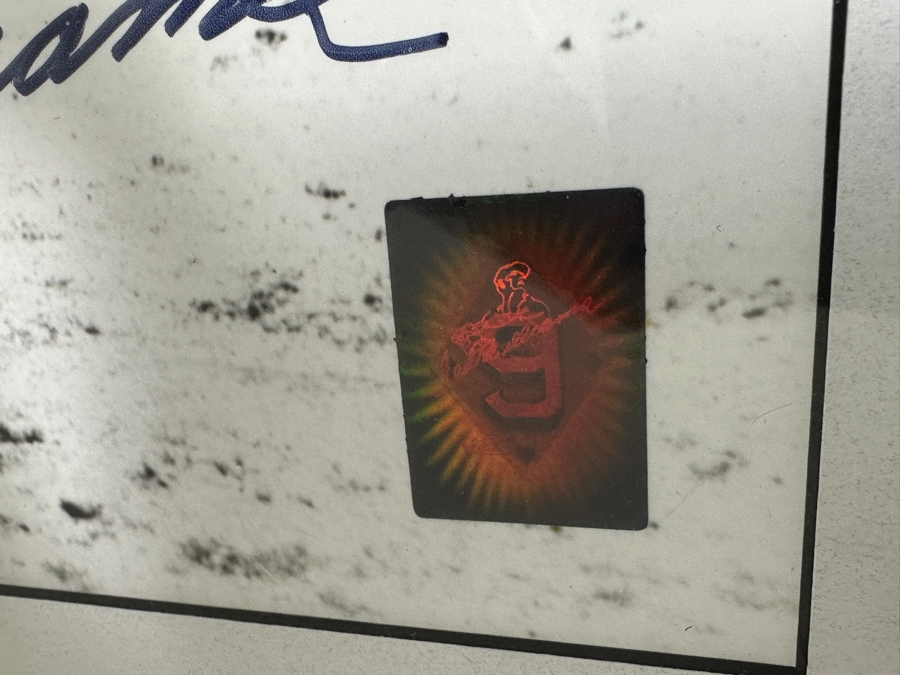 Autographed 1939 Ted Williams Rookie Posed Swing (Red Sox) B&W Photograph With Green Diamond Sports Certificate Of Authenticity 15 X 19 Framed 21 X 25 [Photo 8]