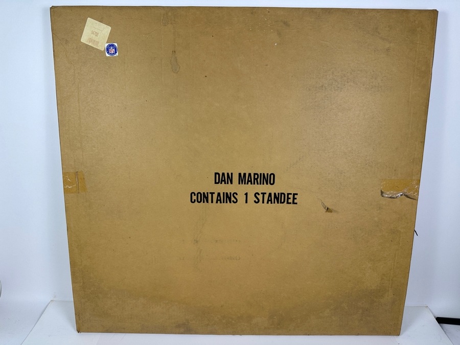 New In Box Vintage 1996 Upper Deck Life Size Dan Marino Miami Dolphins NFL Quarterback Cardboard Standee [Photo 2]