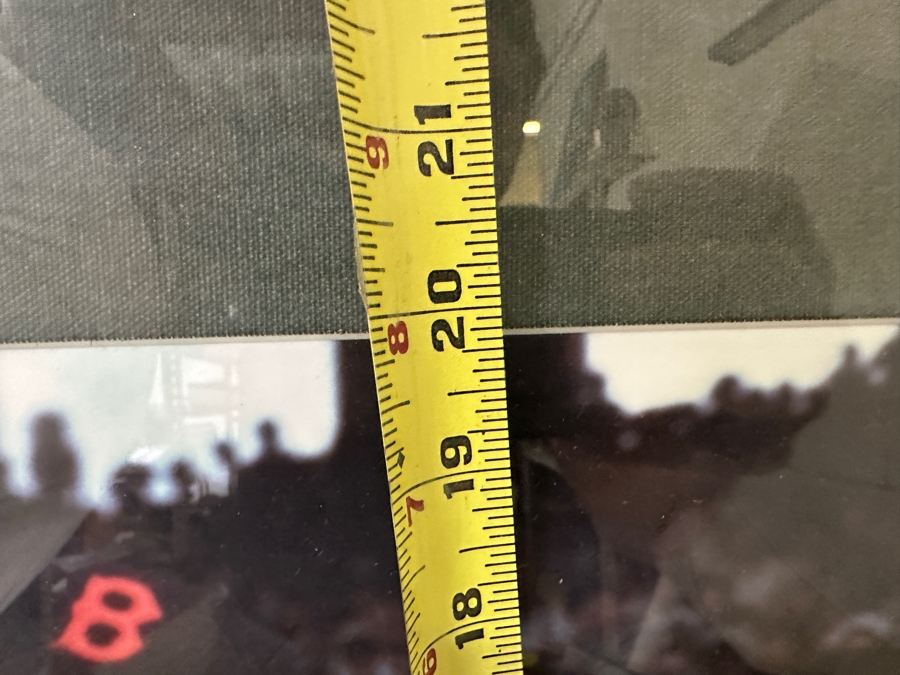 Ted Williams & Babe Ruth Color Photograph Autographed By Ted Williams With Green Diamond Sports Certificate Of Authenticity 20 X 24 Framed 34 X 30 [Photo 11]