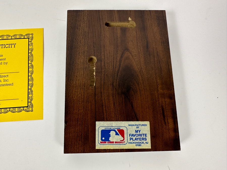 Bo Jackson Autographed Kansas City Royals 1991 Topps MLB Baseball Card With Certificate Of Authenticity [Photo 5]