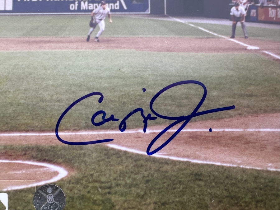 Cal Ripken, Jr. Autographed Color Photo 2,131 Consecutive Games September 6, 1995 Limited Edition Plaque 171 Of 950 With Certificate Of Authenticity From Ken Goldin 12 X 15 [Photo 4]