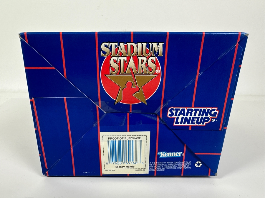 Kenner Starting Lineup Stadium Stars Mickey Mantle Cooperstown Collection Figurine In Original Box 1996 [Photo 7]