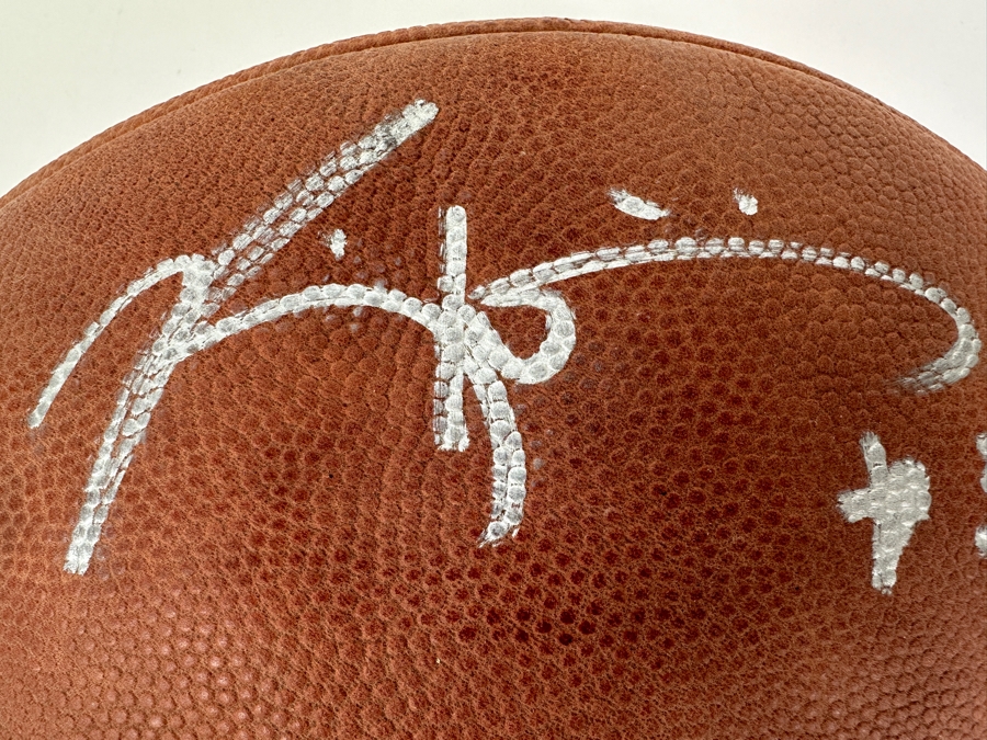 Ricky Williams Miami Dolphins #34 Autographed NFL Football [Photo 3]