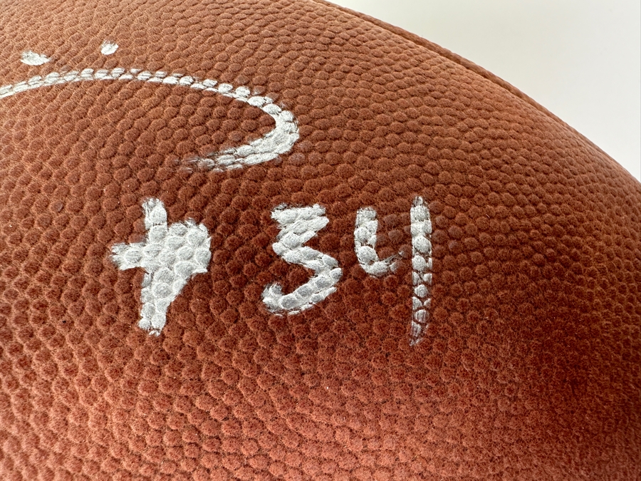 Ricky Williams Miami Dolphins #34 Autographed NFL Football [Photo 4]