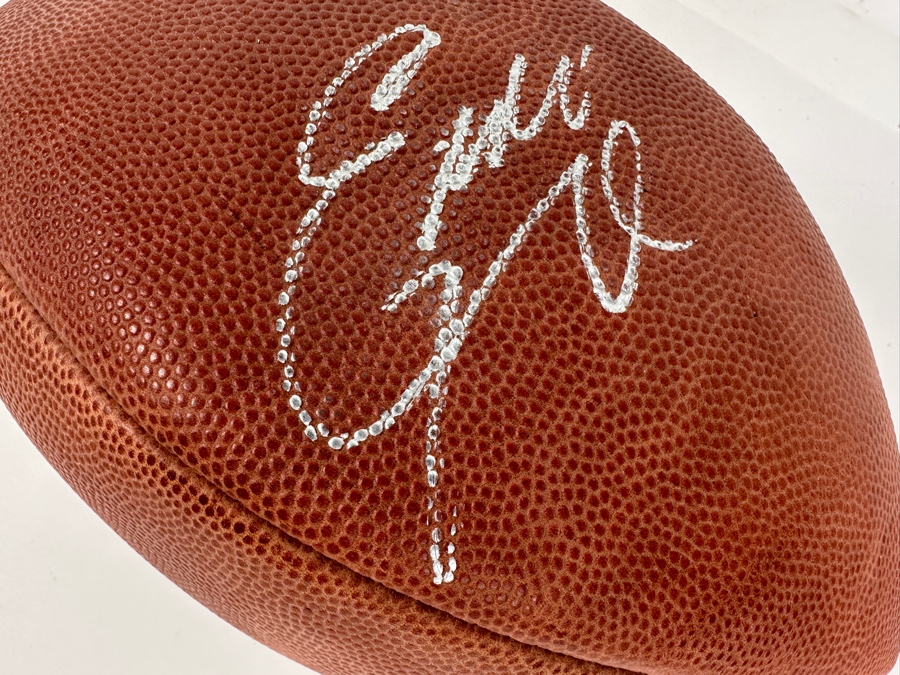 Eddie George Autographed NFL Football - Houston Oilers / Tennessee Titans [Photo 2]
