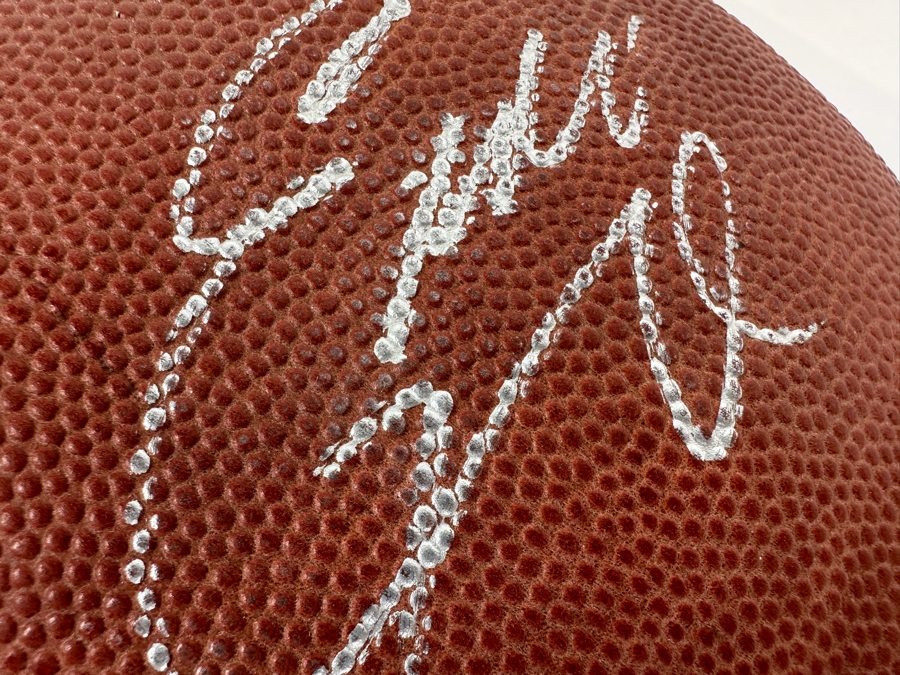 Eddie George Autographed NFL Football - Houston Oilers / Tennessee Titans [Photo 3]