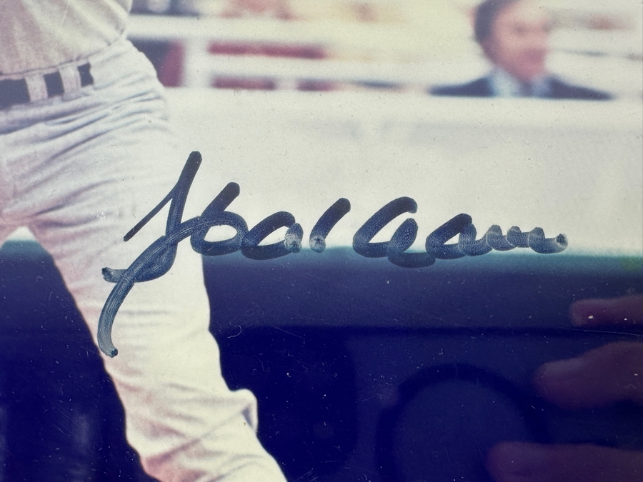 Hank Aaron Autographed 8 X 10 Color Photo Plaque  [Photo 4]