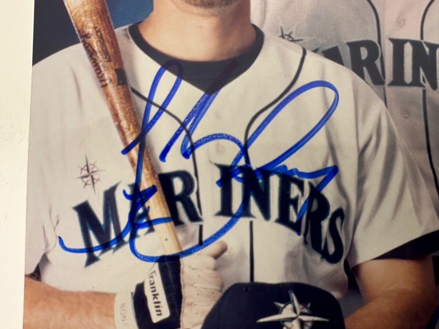 Seattle Mariners 8 X 10 Color Photo Signed By Ken Griffey Jr., Alex Rodriguez & Jay Buhner [Photo 7]