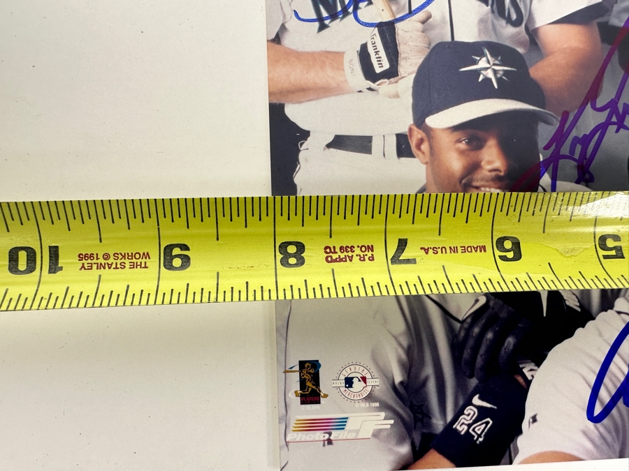 Seattle Mariners 8 X 10 Color Photo Signed By Ken Griffey Jr., Alex Rodriguez & Jay Buhner [Photo 8]