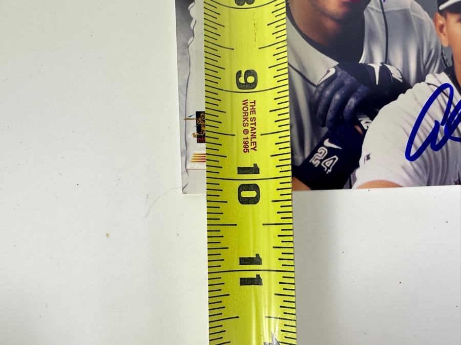 Seattle Mariners 8 X 10 Color Photo Signed By Ken Griffey Jr., Alex Rodriguez & Jay Buhner [Photo 9]