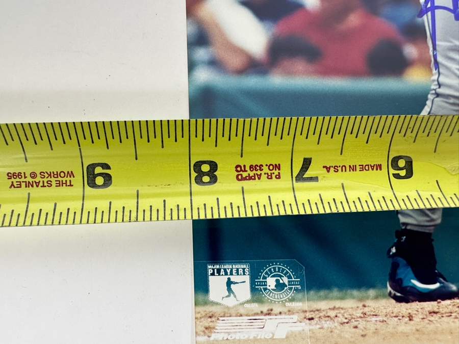 Signed Ken Griffey Jr. Seattle Mariners 8 X 10 Color Photo With C.O.A. [Photo 8]