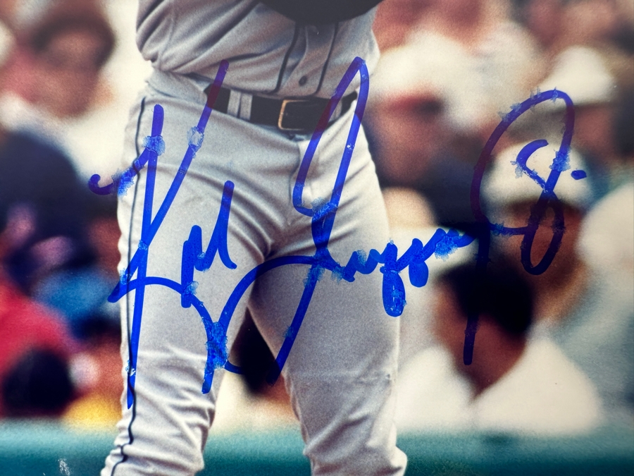Signed Ken Griffey Jr. Seattle Mariners 8 X 10 Color Photo With C.O.A. [Photo 4]