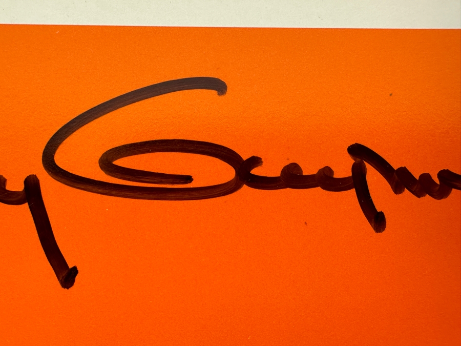 Tony Gwynn & Ken Caminiti Autographed Keep The Faith Padres Sign The San Diego Union Tribune With Jack In The Box Ad On Back 1996 14 X 10 [Photo 3]