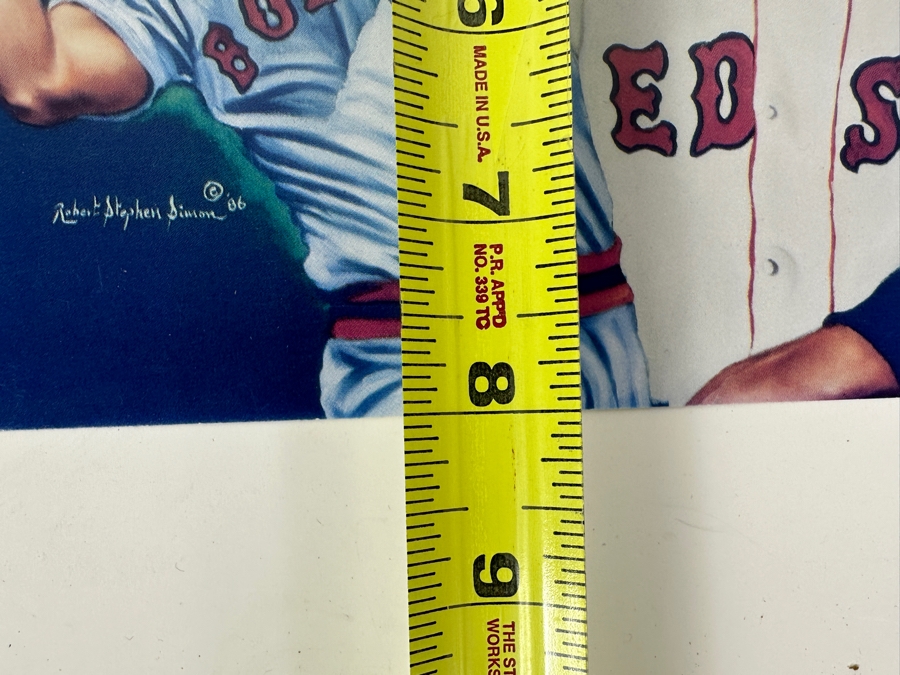 Carl Yastrzemski Autographed Boston Red Sox #8 Robert Stephen Simon 1986 Print 10 X 8 [Photo 8]