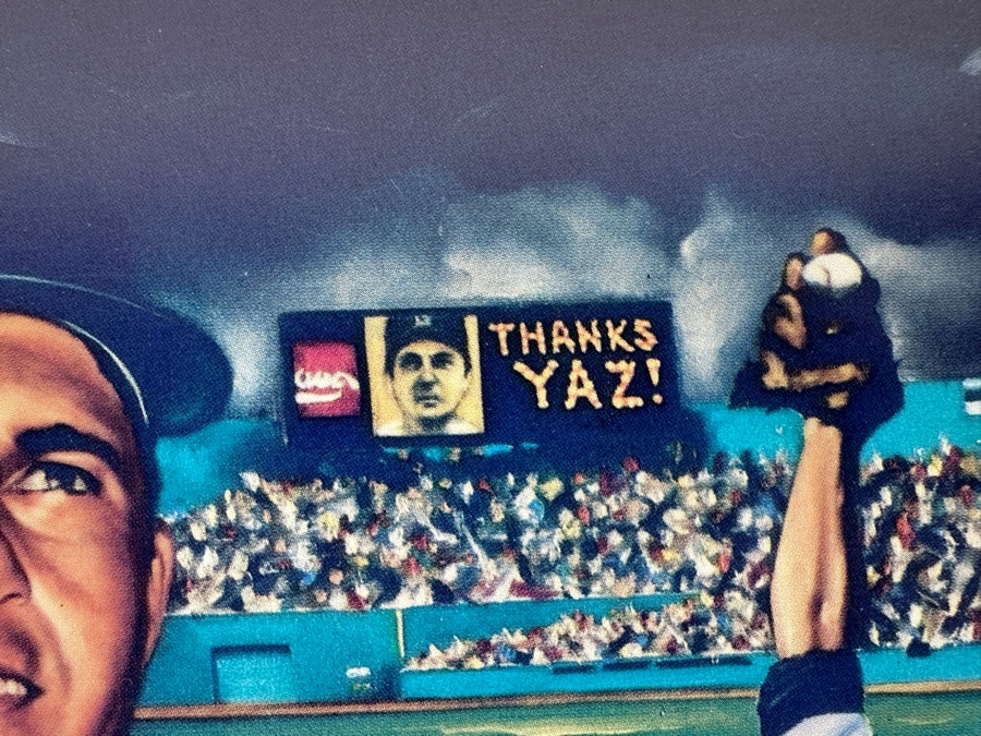 Carl Yastrzemski Autographed Boston Red Sox #8 Robert Stephen Simon 1986 Print 10 X 8 [Photo 5]