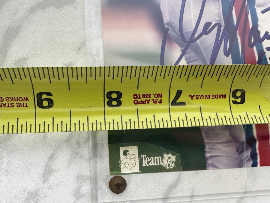 Dan Marino & Drew Bledsoe Autographed 8 X 10 Color Photo [Photo 9]