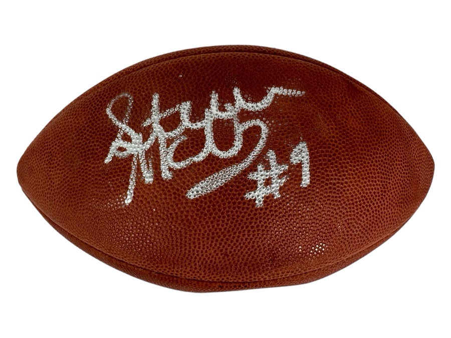 Steve McNair Autographed NFL Football Tennessee Titans #9 [Photo 1]