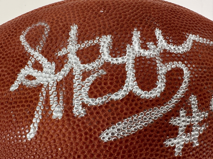 Steve McNair Autographed NFL Football Tennessee Titans #9 [Photo 3]