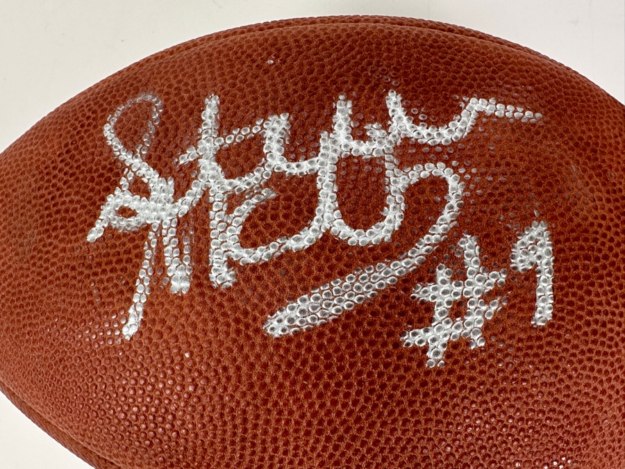 Steve McNair Autographed NFL Football Tennessee Titans #9 [Photo 2]