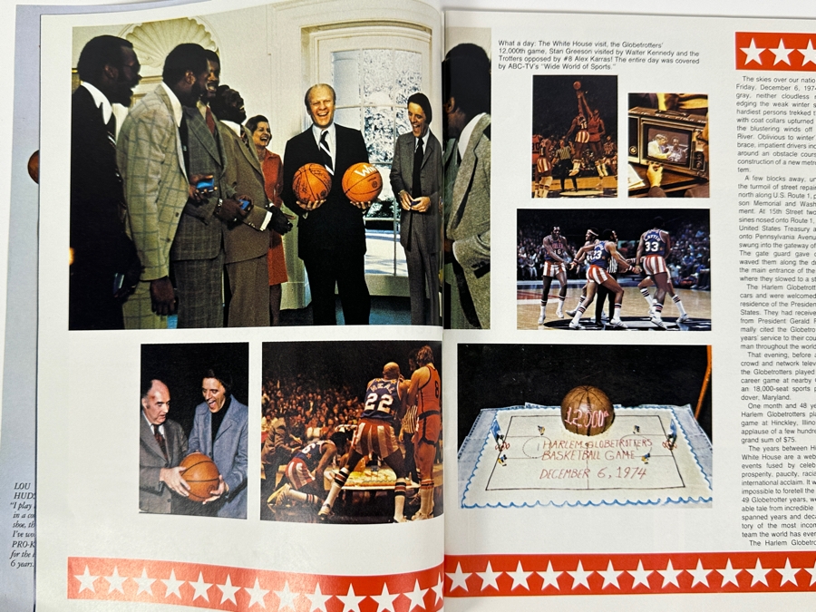 Vintage 1976 Harlem Globetrotters 50th Anniversary Issue Program [Photo 3]