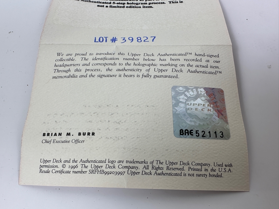 Upper Deck Authenticated Shawn Kemp Autographed Mini NBA Basketball [Photo 7]