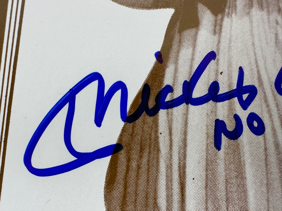 Vintage Cardboard Lifebuoy Soap Mickey Mantle No. 7 Autographed Advertisement 11 X 14 [Photo 5]