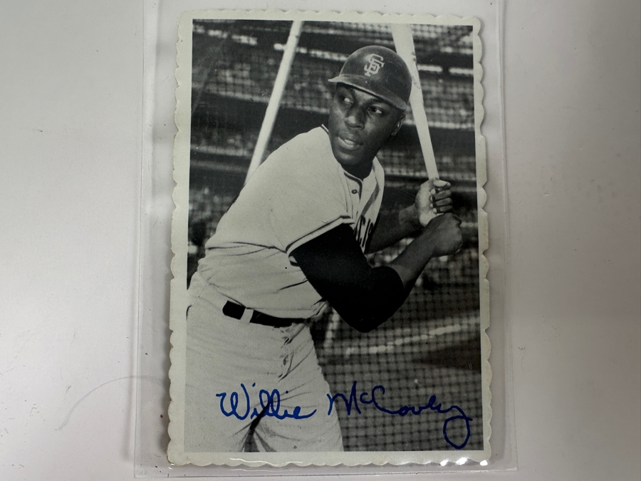 Vintage Willie McCovey TCG Topps Deckle Edge No. 31 Of 33 Photo Baseball Card [Photo 1]